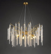 Wisteria Flower Crystal Chandelier
